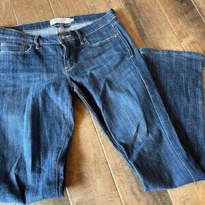 Abercrombie & Fitch Madison Fit Dark Wash Jeans Sz 6L